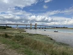 Final push to finish the walk at The Sheppey Crossing